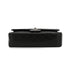 VINTAGE CHANEL CLASSIC FLAP MEDIUM CHAIN SHOULDER BAG BLACK LAMB SKIN SILVER HARDWARE 90334867