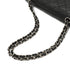 VINTAGE CHANEL CLASSIC FLAP MEDIUM CHAIN SHOULDER BAG BLACK LAMB SKIN SILVER HARDWARE 90334867