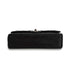 VINTAGE CHANEL CLASSIC FLAP MEDIUM CHAIN SHOULDER BAG BLACK LAMB SKIN SILVER HARDWARE 90341442