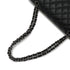 VINTAGE CHANEL CLASSIC FLAP MEDIUM CHAIN SHOULDER BAG BLACK LAMB SKIN SILVER HARDWARE 90341442