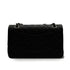 VINTAGE CHANEL CLASSIC FLAP MEDIUM CHAIN SHOULDER BAG BLACK LAMB SKIN SILVER HARDWARE 90342426