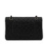 VINTAGE CHANEL CLASSIC FLAP MEDIUM CHAIN SHOULDER BAG BLACK LAMB SKIN SILVER HARDWARE 90347774