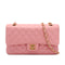 VINTAGE CHANEL CLASSIC FLAP MEDIUM CHAIN SHOULDER BAG PINK CAVIAR SKIN GOLD HARDWARE 90331964