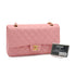 VINTAGE CHANEL CLASSIC FLAP MEDIUM CHAIN SHOULDER BAG PINK CAVIAR SKIN GOLD HARDWARE 90331964