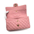 VINTAGE CHANEL CLASSIC FLAP MEDIUM CHAIN SHOULDER BAG PINK CAVIAR SKIN GOLD HARDWARE 90318187