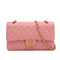 VINTAGE CHANEL CLASSIC FLAP MEDIUM CHAIN SHOULDER BAG PINK CAVIAR SKIN GOLD HARDWARE 90343614