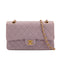 VINTAGE CHANEL CLASSIC FLAP MEDIUM CHAIN SHOULDER BAG PALE PURPLE LAMB SKIN GOLD HARDWARE 90332919