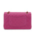 VINTAGE CHANEL CLASSIC FLAP MEDIUM CHAIN SHOULDER BAG PINK LAMB SKIN GOLD HARDWARE 90321630