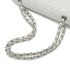 VINTAGE CHANEL CLASSIC FLAP MEDIUM CHAIN SHOULDER BAG WHITE CAVIR SKIN SILVER HARDWARE 90343863