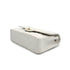 VINTAGE CHANEL CLASSIC FLAP MEDIUM CHAIN SHOULDER BAG WHITE LAMB SKIN GOLD HARDWARE 90318633