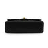 VINTAGE CHANEL CLASSIC FLAP SMALL CHAIN SHOULDER BAG BLACK LAMB SKIN GOLD HARDWARE 90341838