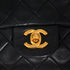 VINTAGE CHANEL CLASSIC FLAP SMALL CHAIN SHOULDER BAG BLACK LAMB SKIN GOLD HARDWARE 90341838