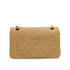 VINTAGE CHANEL CLASSIC FLAP SMALL CHAIN SHOULDER BAG BEIGE LAMB SKIN GOLD HARDWARE 90315882