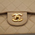VINTAGE CHANEL CLASSIC FLAP SMALL CHAIN SHOULDER BAG BEIGE LAMB SKIN GOLD HARDWARE 90315882