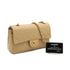 VINTAGE CHANEL CLASSIC FLAP SMALL CHAIN SHOULDER BAG BEIGE LAMB SKIN GOLD HARDWARE 90321004