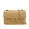 VINTAGE CHANEL CLASSIC FLAP SMALL CHAIN SHOULDER BAG BEIGE LAMB SKIN GOLD HARDWARE 90335504