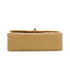 VINTAGE CHANEL CLASSIC FLAP SMALL CHAIN SHOULDER BAG BEIGE LAMB SKIN GOLD HARDWARE 90335504