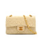 VINTAGE CHANEL CLASSIC FLAP SMALL CHAIN SHOULDER BAG BEIGE LAMB SKIN GOLD HARDWARE 90342732