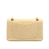 VINTAGE CHANEL CLASSIC FLAP SMALL CHAIN SHOULDER BAG BEIGE LAMB SKIN GOLD HARDWARE 90342732