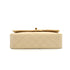 VINTAGE CHANEL CLASSIC FLAP SMALL CHAIN SHOULDER BAG BEIGE LAMB SKIN GOLD HARDWARE 90342732