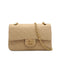 VINTAGE CHANEL CLASSIC FLAP SMALL CHAIN SHOULDER BAG BEIGE LAMB SKIN GOLD HARDWARE 90350597