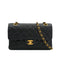 VINTAGE CHANEL CLASSIC FLAP SMALL CHAIN SHOULDER BAG BLACK CAVIAR SKIN GOLD HARDWARE 90334164