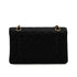 VINTAGE CHANEL CLASSIC FLAP SMALL CHAIN SHOULDER BAG BLACK CAVIR SKIN GOLD HARDWARE 90344367