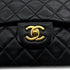 VINTAGE CHANEL CLASSIC FLAP SMALL CHAIN SHOULDER BAG BLACK LAMB SKIN GOLD HARDWARE 90319668