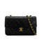 VINTAGE CHANEL CLASSIC FLAP SMALL CHAIN SHOULDER BAG BLACK LAMB SKIN GOLD HARDWARE 90322293