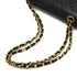 VINTAGE CHANEL CLASSIC FLAP SMALL CHAIN SHOULDER BAG BLACK LAMB SKIN GOLD HARDWARE 90328466