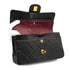 VINTAGE CHANEL CLASSIC FLAP SMALL CHAIN SHOULDER BAG BLACK LAMB SKIN GOLD HARDWARE 90331410