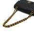 VINTAGE CHANEL CLASSIC FLAP SMALL CHAIN SHOULDER BAG BLACK LAMB SKIN GOLD HARDWARE 90334150