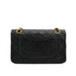 VINTAGE CHANEL CLASSIC FLAP SMALL CHAIN SHOULDER BAG BLACK LAMB SKIN GOLD HARDWARE 90334165