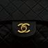 VINTAGE CHANEL CLASSIC FLAP SMALL CHAIN SHOULDER BAG BLACK LAMB SKIN GOLD HARDWARE 90314773