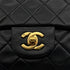 VINTAGE CHANEL CLASSIC FLAP SMALL CHAIN SHOULDER BAG BLACK LAMB SKIN GOLD HARDWARE 90323479
