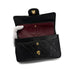 VINTAGE CHANEL CLASSIC FLAP SMALL CHAIN SHOULDER BAG BLACK LAMB SKIN GOLD HARDWARE 90323479