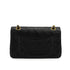 VINTAGE CHANEL CLASSIC FLAP SMALL CHAIN SHOULDER BAG BLACK LAMB SKIN GOLD HARDWARE 90325594