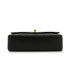VINTAGE CHANEL CLASSIC FLAP SMALL CHAIN SHOULDER BAG BLACK LAMB SKIN GOLD HARDWARE 90333741
