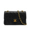 VINTAGE CHANEL CLASSIC FLAP SMALL CHAIN SHOULDER BAG BLACK LAMB SKIN GOLD HARDWARE 90335139