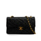 VINTAGE CHANEL CLASSIC FLAP SMALL CHAIN SHOULDER BAG BLACK LAMB SKIN GOLD HARDWARE 90335142