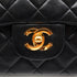 VINTAGE CHANEL CLASSIC FLAP SMALL CHAIN SHOULDER BAG BLACK LAMB SKIN GOLD HARDWARE 90335142