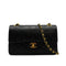 VINTAGE CHANEL CLASSIC FLAP SMALL CHAIN SHOULDER BAG BLACK LAMB SKIN GOLD HARDWARE 90335783