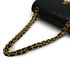 VINTAGE CHANEL CLASSIC FLAP SMALL CHAIN SHOULDER BAG BLACK LAMB SKIN GOLD HARDWARE 90337657