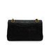 VINTAGE CHANEL CLASSIC FLAP SMALL CHAIN SHOULDER BAG BLACK LAMB SKIN GOLD HARDWARE 90339651