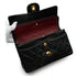 VINTAGE CHANEL CLASSIC FLAP SMALL CHAIN SHOULDER BAG BLACK LAMB SKIN GOLD HARDWARE 90339651