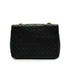 VINTAGE CHANEL CLASSIC FLAP SMALL CHAIN SHOULDER BAG BLACK LAMB SKIN GOLD HARDWARE 90339660