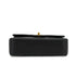 VINTAGE CHANEL CLASSIC FLAP SMALL CHAIN SHOULDER BAG BLACK LAMB SKIN GOLD HARDWARE 90339661