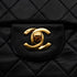 VINTAGE CHANEL CLASSIC FLAP SMALL CHAIN SHOULDER BAG BLACK LAMB SKIN GOLD HARDWARE 90339831