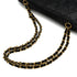 VINTAGE CHANEL CLASSIC FLAP SMALL CHAIN SHOULDER BAG BLACK LAMB SKIN GOLD HARDWARE 90339831
