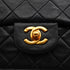 VINTAGE CHANEL CLASSIC FLAP SMALL CHAIN SHOULDER BAG BLACK LAMB SKIN GOLD HARDWARE 90339833